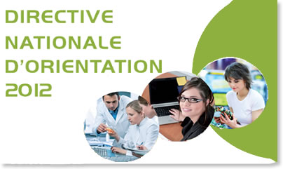 Directive nationale d'orientation 2012