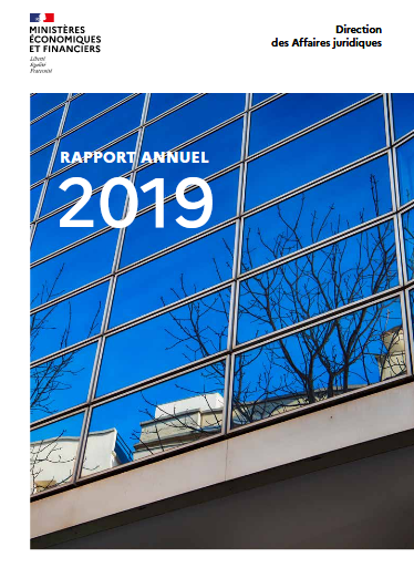 Couverture du rapport annuel 2019 de la DAJ