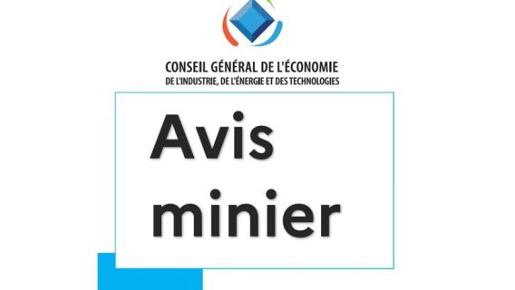 logo Avis minier CGE