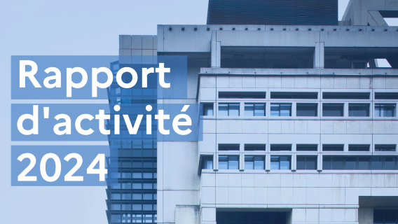 Couverture du rapport d'activité 2024 de la DAJ