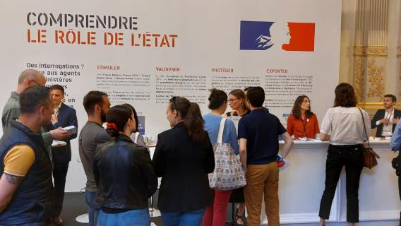 stand de la dgccrf à l'exposition du fabriqué en France