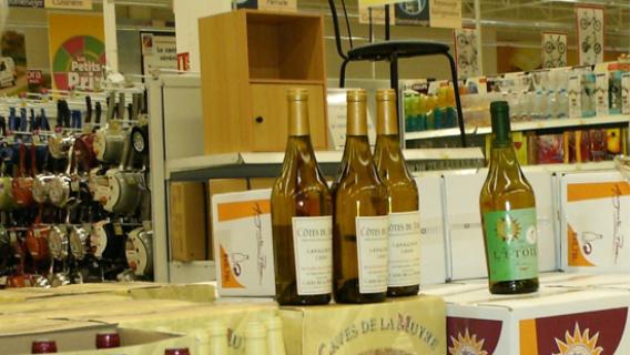 Illustration de bouteilles de vins