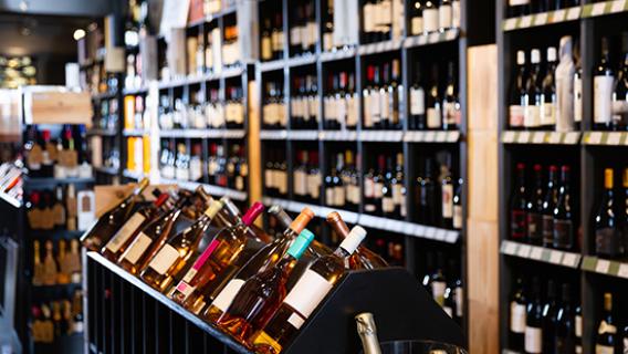 Des bouteilles de vins
