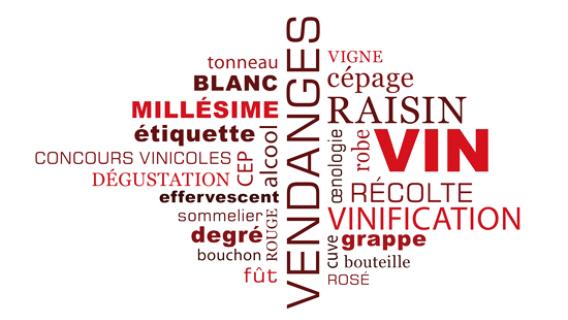 Ecriture sur le vin