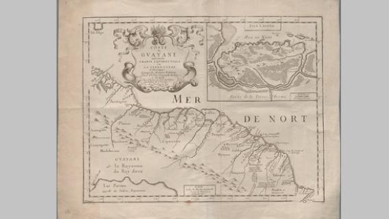 Carte de la Guyane (1677)