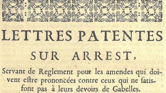 Lettres patentes du 10 novembre 1723