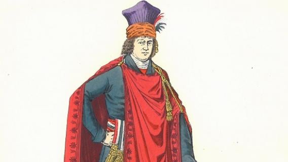 Costume de repr&eacute;sentant du peuple au Conseil des Cinq-Cents
