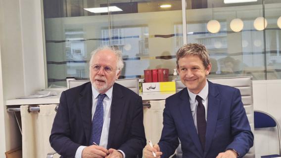 Antoine MAGNANT, directeur de Tracfin, et Christian CHARPY, président de la CNCCFP