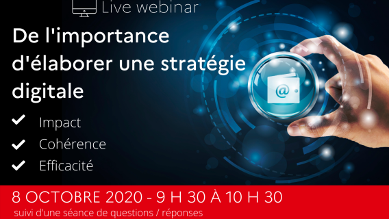 Invitation webinaire stratégie digitale
