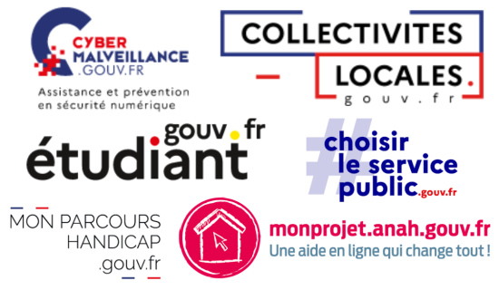 Différents logos de l'Etat
