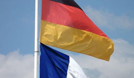 Drapeaux France et Allemagne