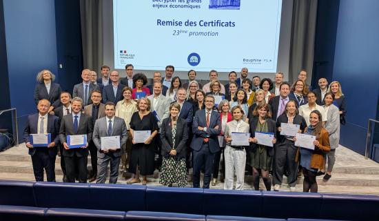 Remise des certificats à la 23e promotion du CHEDE