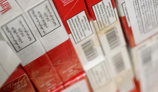 Paquets de cigarettes