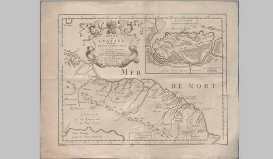 Carte de la Guyane (1677)