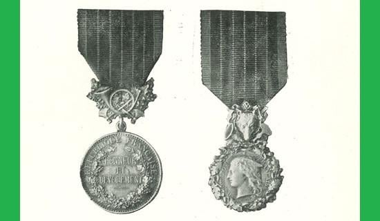 Médaille d'honneur des Eaux et Forêts (1934)