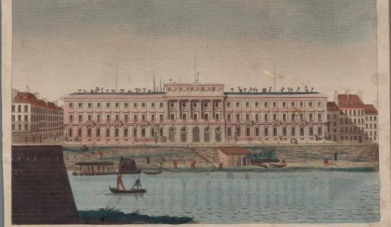 Vue de l'Hôtel des Monnaies, XIXe siècle