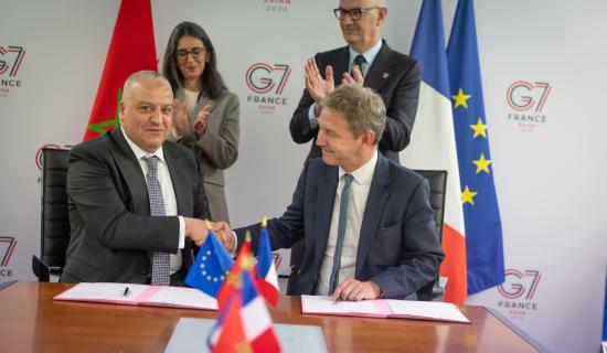 Antoine Magnant, Directeur de Tracfin, et Jawhar Nfissi président de l’ANRF